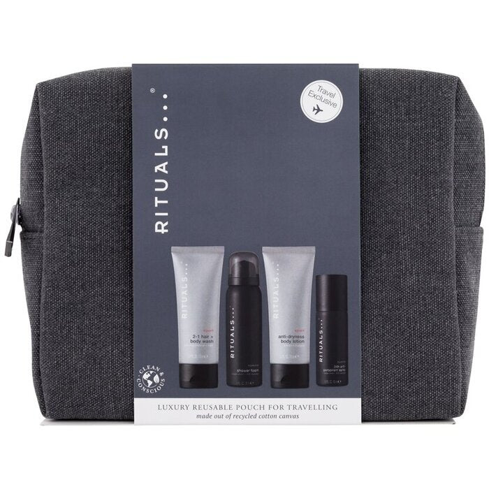 Rituals Homme Luxury Reusable Pouch For Travelling - Dárková Sada 70ml
