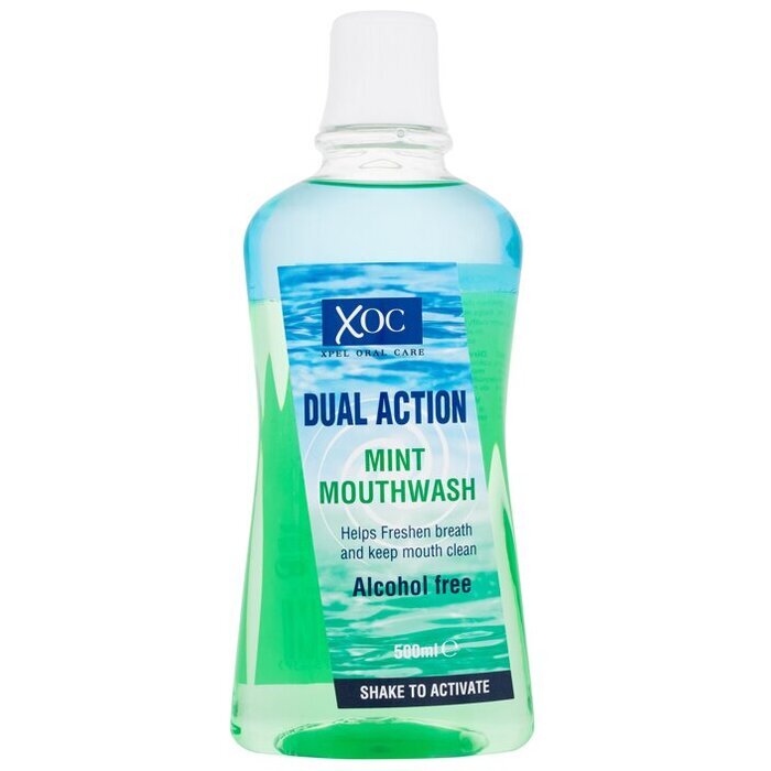 XPel Dual Action Mint Mouthwash - Ústní Voda Pro Svěží Dech A čistou ústní Dutinu 500ml