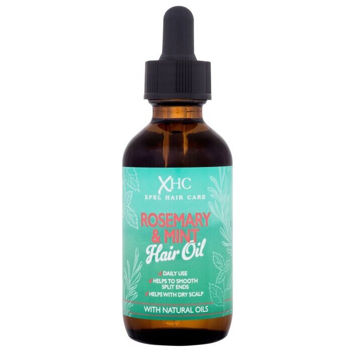 XPel Rosemary & Mint Hair Oil - Vyživující Olej Na Vlasy A Pokožku Hlavy 60ml