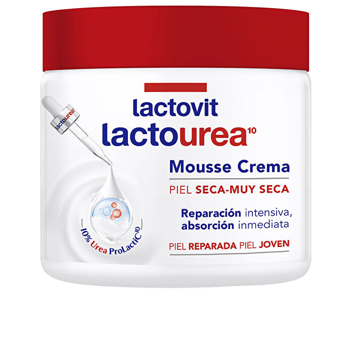 Lactovit Lactourea Mousse Cream - Moisturizing Foam Cream For Face And Body 400ml