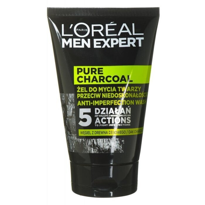 L´Oreal Men Expert Pure Charcoal Anti-imperfection Wash 100ml