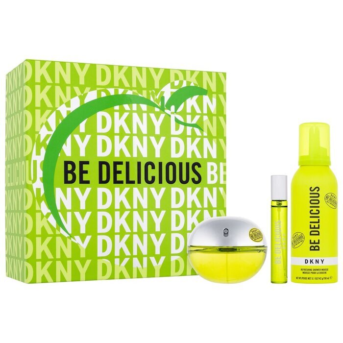 Dkny Be Delicious Gift Set Eau De Parfum 100ml Miniature Eau De Parfum 15ml And Shower Foam 150ml 100ml