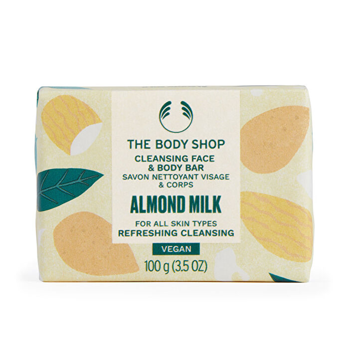 The Body Shop Almond Milk Cleansing Face & Body Bar ( Dry And Sensitive Skin ) 100.0g