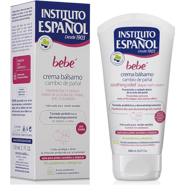 Instituto Espanol Bebe Soothing Relief Diaper Rash Cream - Krem Pod Plenky 150ml