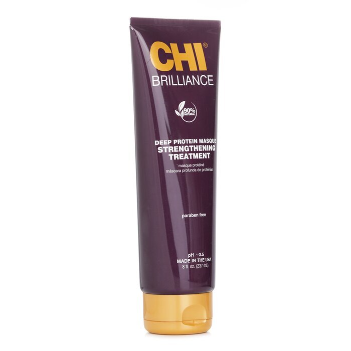 CHI Deep Brilliance Olive & Monoi Deep Protein Masque Strengthening Treatment 237ml/8oz