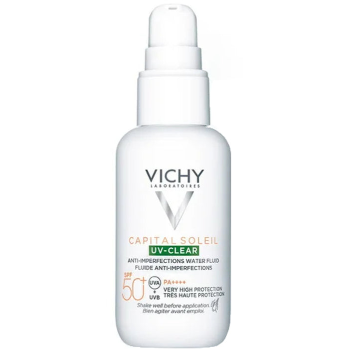 Vichy Spf 50+ Capital Soleil Uv-clear Anti-imperfections Water Fluid 40ml