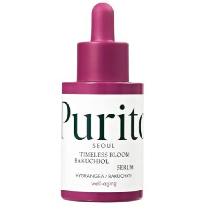 Purito Timeless Bloom Bakuchiol Revitalizing Serum - Pleťove Serum Proti Vráskám S Bakuchiolem 30ml