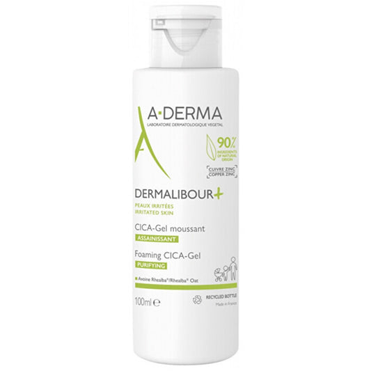 A-Derma Dermalibour+ Foaming Cica Gel - Čisticí Pěnivý Gel 100ml
