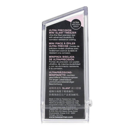 Tweezerman Mini Slant Tweezer Ultra Precision (Tin Coated) (Studio Collection)