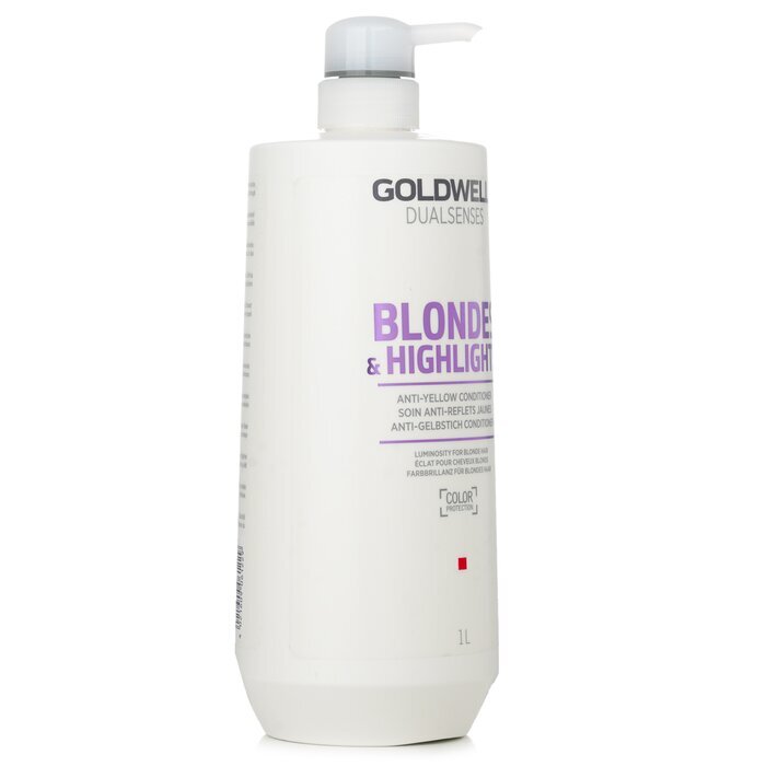 Goldwell Dual Senses Blondes & Highlights Anti-Yellow Conditioner (Luminosity For Blonde Hair) 1000ml/33.8oz