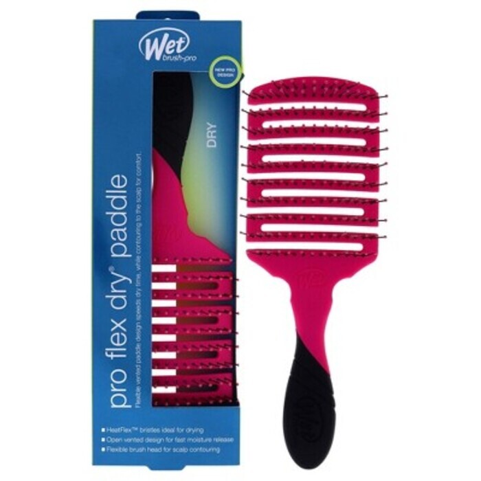 Wet Brush Pro Flex Dry Paddle Brush Pink - Kartáč Na Vlasy Pro Snadne Rozčesání Vlasů