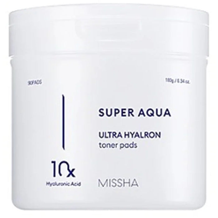 Missha Super Aqua Ultra Hyalron Toner Pads ( 90 Pcs ) 180ml
