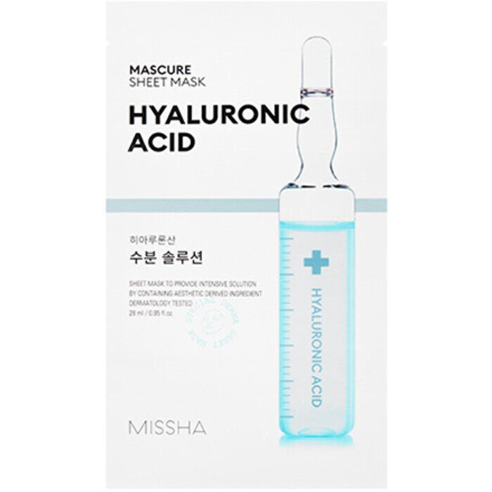 Missha Mascure Hyaluronic Acid Sheet Mask - Hydratační Pleťová Maska 27ml