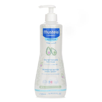 Mustela No Rinse Cleansing Water (Face & Diaper Area) - For Normal Skin(Random Packaging) 500ml/16.9oz
