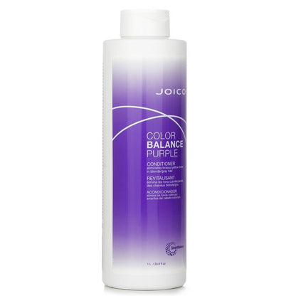 Joico Color Balance Purple Conditioner (Eliminates Brassy/Yellow Tones on Blonde/Gray Hair) 1000ml/33.8oz
