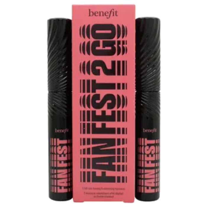 Benefit Fan Fest Fanning & Volumizing Mascara Duo Set 2x 8 5gr - Hyper Black 17g