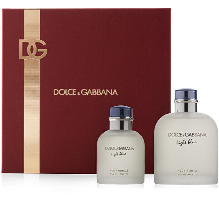 Dolce Gabbana Light Blue Pour Homme Gift Set Eau De Toilette 200ml And Eau De Toilette 75ml 200ml