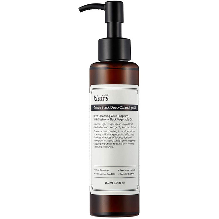 Dear, Klairs Gentle Black Deep Cleansing Oil 150ml