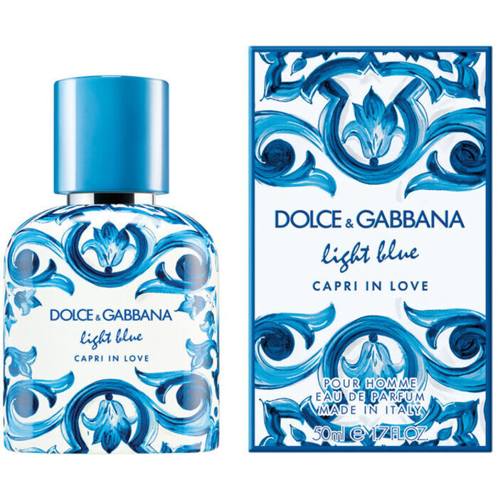 Dolce Gabbana Light Blue Pou Homme Capri In Love Eau De Parfum 100ml