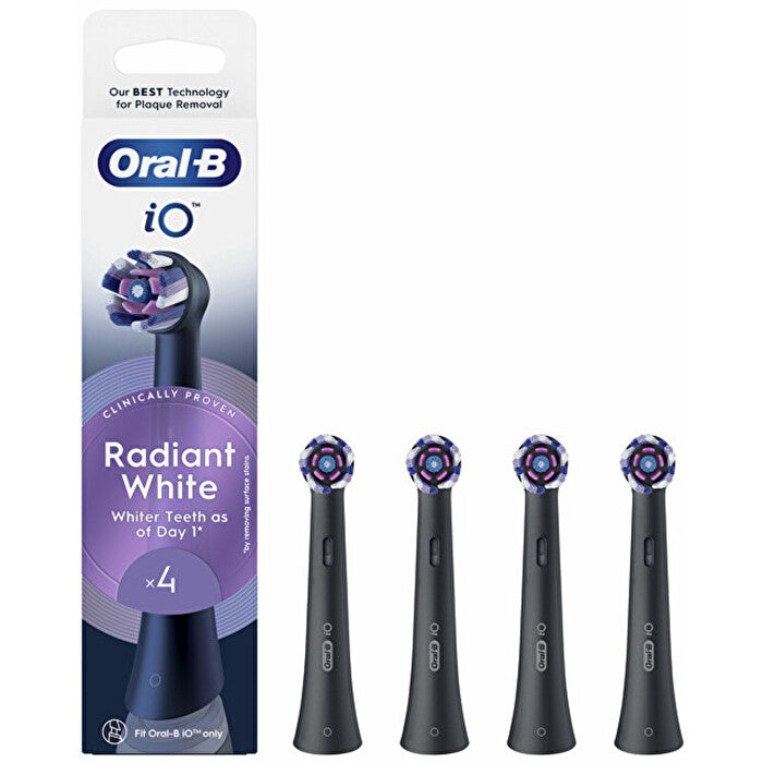 Oral B Io Radiant ( White Black ) - Replacement Brush Heads 4.0ks