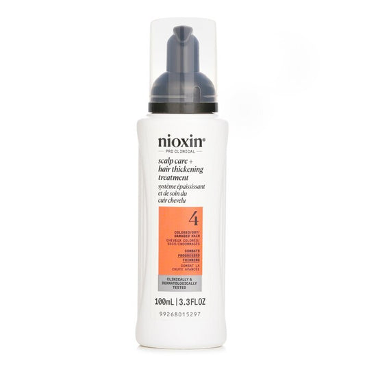 Nioxin Diameter System 4 Scalp & Hair Treatment (Colored Hair, Progressed Thinning, Color Safe)�� (Random Packaging) 100ml/3.38oz