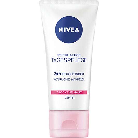 Nivea Essential Nourishing Day Cream Spf 15 - Výživný Denní Krem Pro Suchou Pleť 50ml