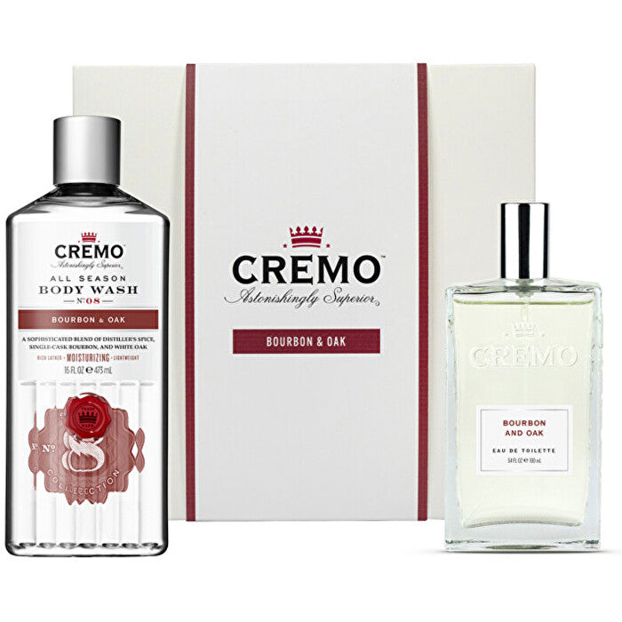 Cremo Bourbon & Oak Set - Body Care Gift Set