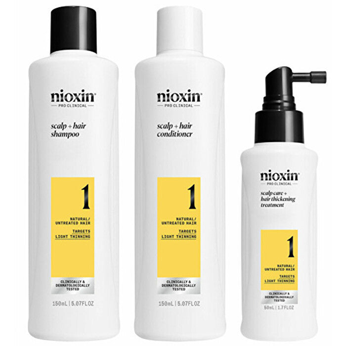 Nioxin System 1 Set - Fine Slightly Thinning Natural Hair