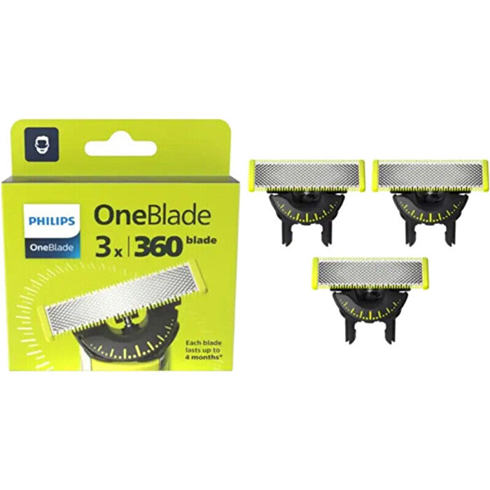 Philips Oneblade 360 Qp430/50 - Náhradní Břity Pro Cele Tělo ( 3 Ks )