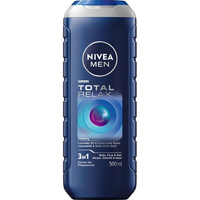 Nivea Men Total Relax Body Face & Hair Shower Gel 500ml