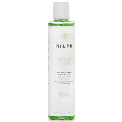 Philip B Peppermint Avocado Shampoo (Scalp Invigorator Volumizing - All Hair Types) 220ml/7.4oz