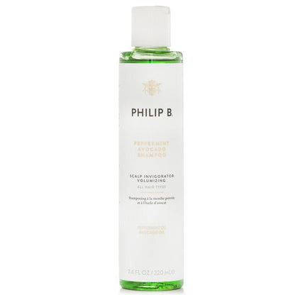 Philip B Peppermint Avocado Shampoo (Scalp Invigorator Volumizing - All Hair Types) 220ml/7.4oz