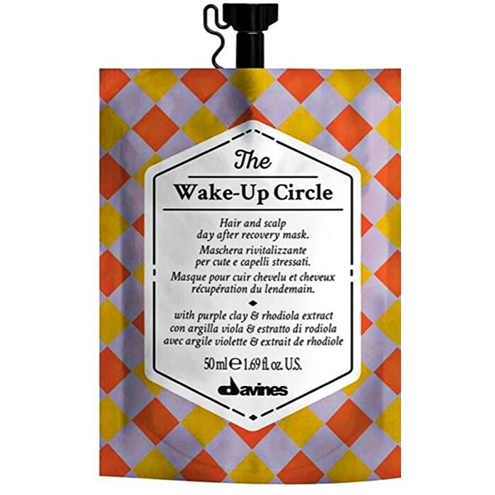 Davines The Wake Up Circle Mask - Posilující Maska Pro Namáhane A Zcitlivěle Vlasy 50ml