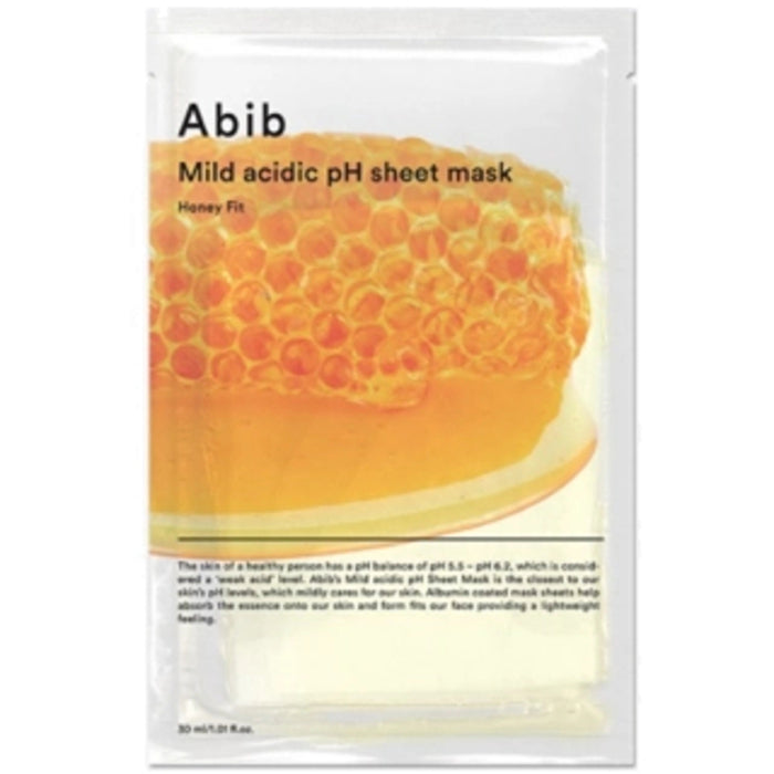 Abib Honey Fit Mild Acidic Ph Sheet Mask - Plátýnková Maska 30ml