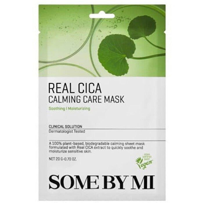 Some By Mi Real Cica Calming Care Mask - Soothing Face Mask 20.0g