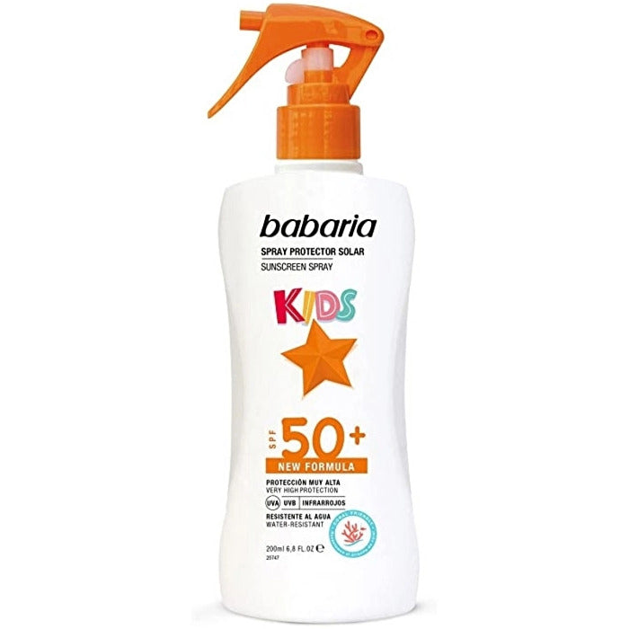 Babaria Sunscreen Spray For Children Spf 50+ - Sprej Na Opalování Pro Děti 200ml