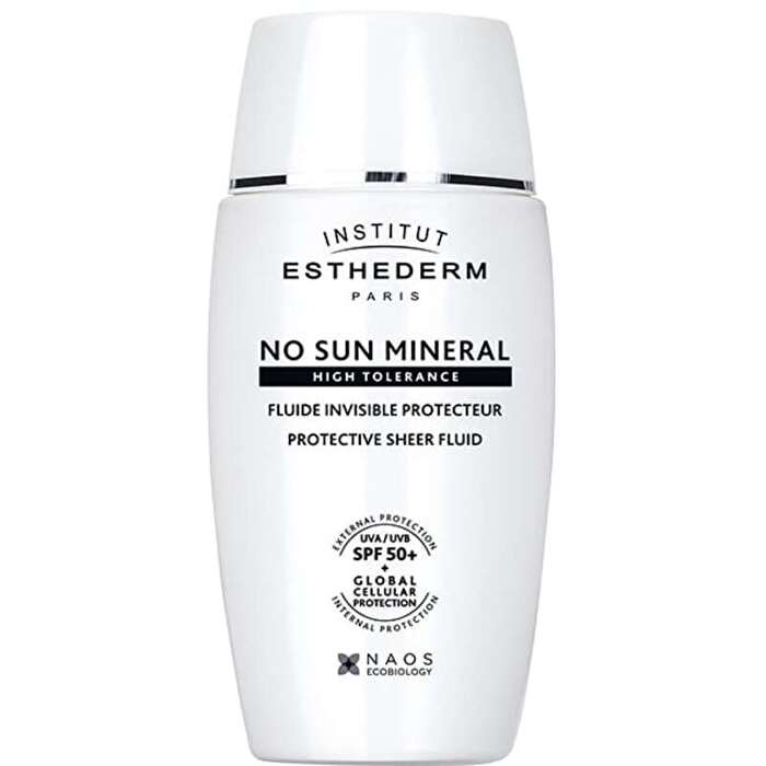 Institut Esthederm No Sun Mineral Protective Sheer Fluid Spf 50+ - Opalovací Krem Na Obličej 40ml