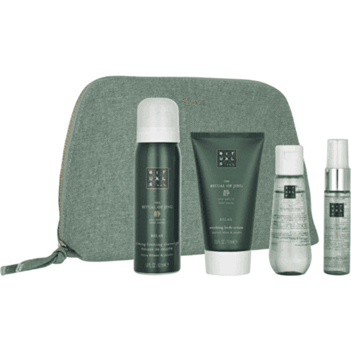 Rituals Jing Giftset Body Cream 70ml/dry Oil 50ml/pillow & Body Mist 20ml/foaming Sg 50ml 190ml