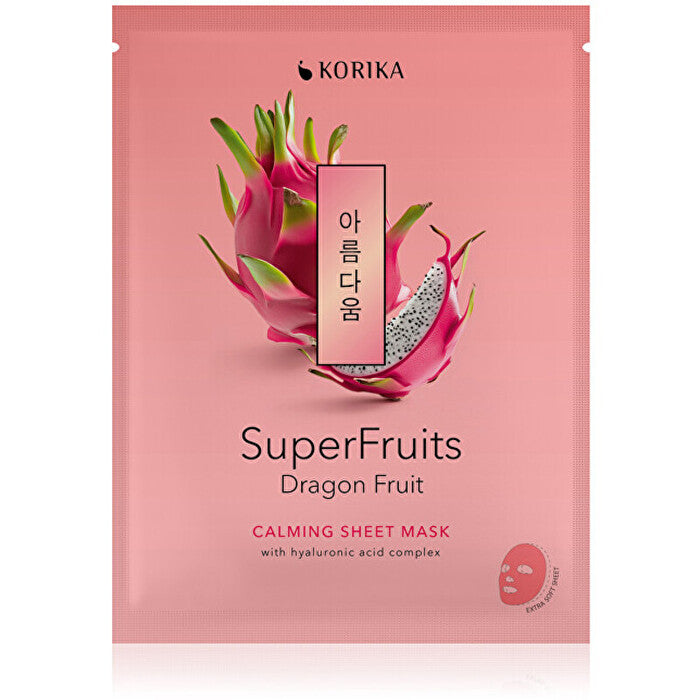 Korika Superfruits Dragon Fruit Calming Sheet Mask 25.0g