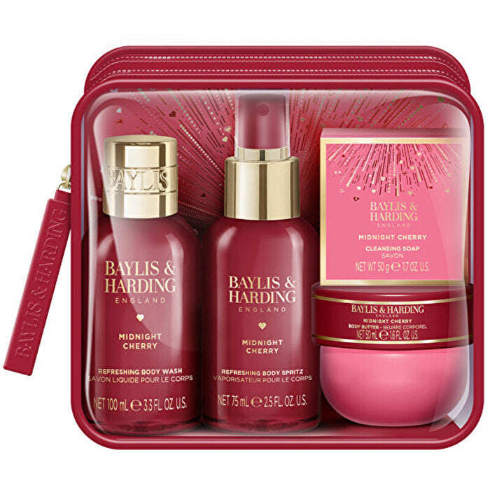 Baylis & Harding Midnight Cherry Bag - Dárková Sada