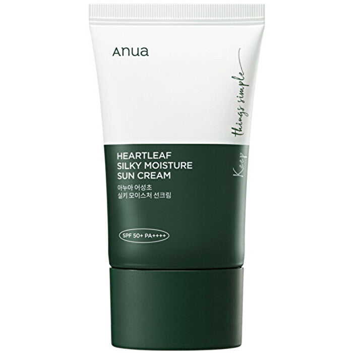 Anua Heartleaf Silky Moisture Sun Cream Spf50+ Pa++++ 50ml