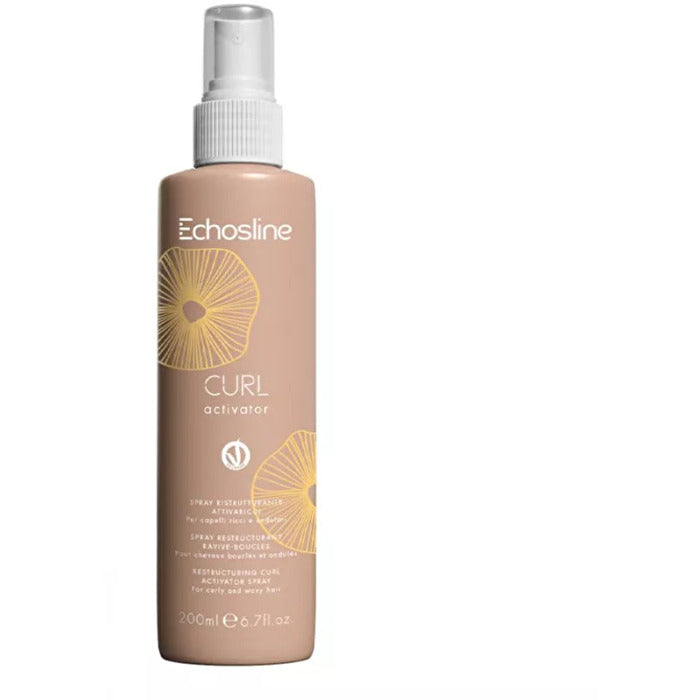 Echosline Curl Activator - Bezoplachová Peče Pro Vlnite A Kudrnate Vlasy 200ml