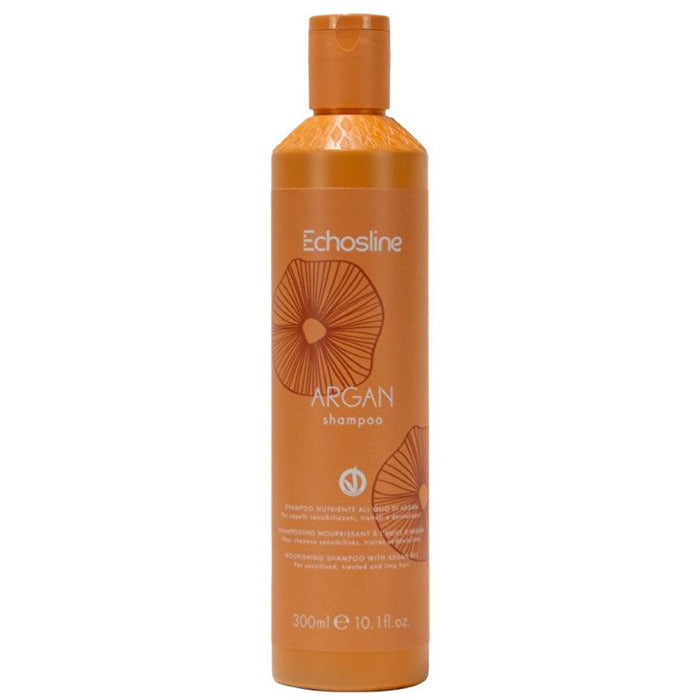 Echosline Argan Shampoo - Vyživující šampon Pro Ochranu Vlasů Před Teplem A Vlhkem 300ml