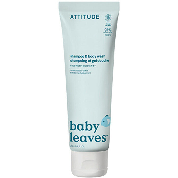 Attitude Good Night Shampoo & Body Wash - 2in1 Shampoo And Body Wash 240ml