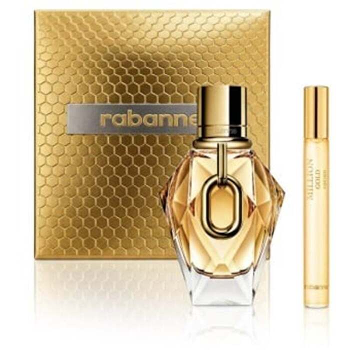 Paco Rabanne Million Gold For Her Gift Set Eau De Parfum 90ml And Eau De Parfum Miniature 20ml 90ml