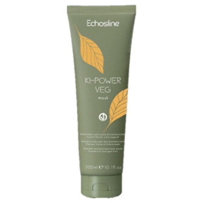 Echosline Ki-power Veg Mask - Maska Pro Poškozene A Chemicky Ošetřene Vlasy 300ml