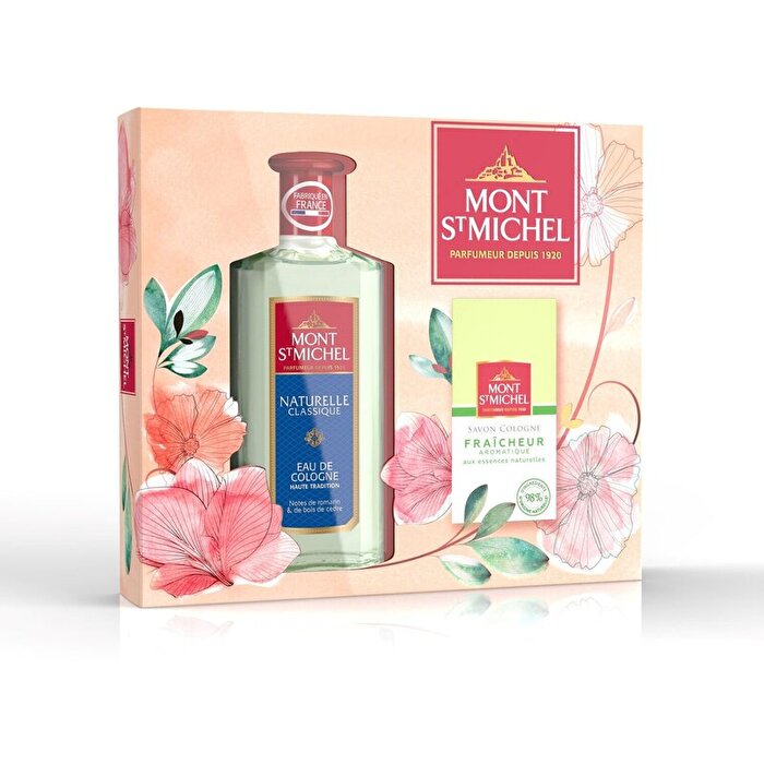 Mont St Michel Naturelle Classique Gift Set Eau De Cologne 250ml And Bar Soap 125 G 250ml