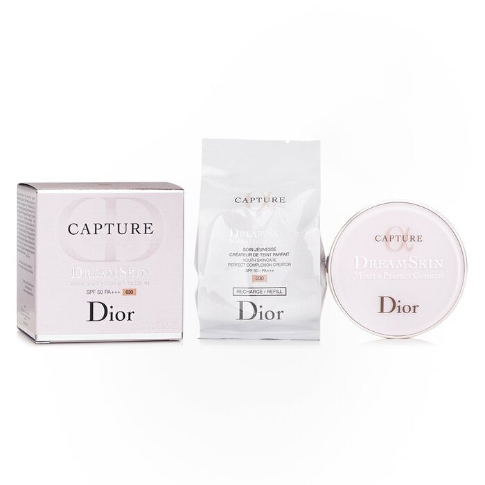 Christian Dior Capture Dreamskin Moist & Perfect Cushion SPF 50 With Extra Refill - # 030 (Medium Beige 2x15g/0.5oz