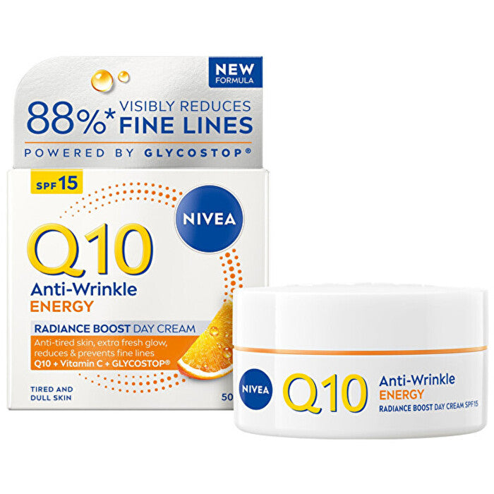 Nivea Q10 Energy Day Cream - Energizující Denní Krem 50ml