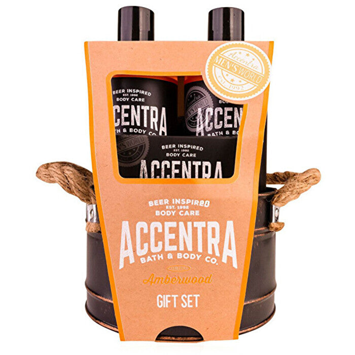 Accentra Men`s Collection Gift Set - In Metal Bucket